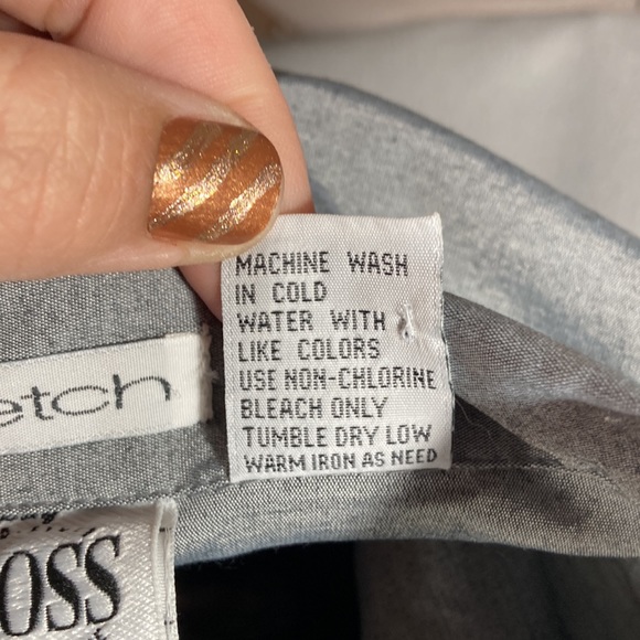 B. Moss button down top Sz M - Picture 7 of 7